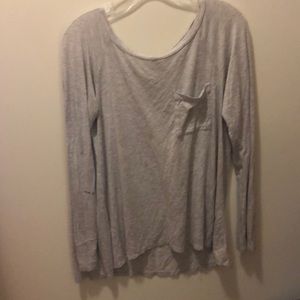 Light grey tight knit sweater